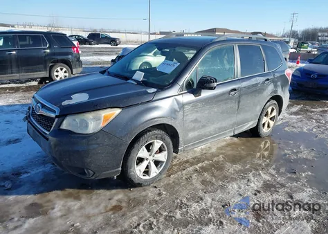 2014 Subaru Forester 2.5I Touring z USA, uszkodzony, nr VIN JF2SJAPC1EH491877